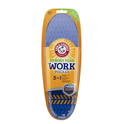 Arm & Hammer Memory Foam Insoles Work 1 Pr