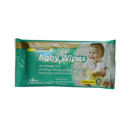 Goodsense Baby Wipes Unscented 16 Ct