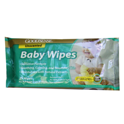 Goodsense Baby Wipes Unscented 35 Ct