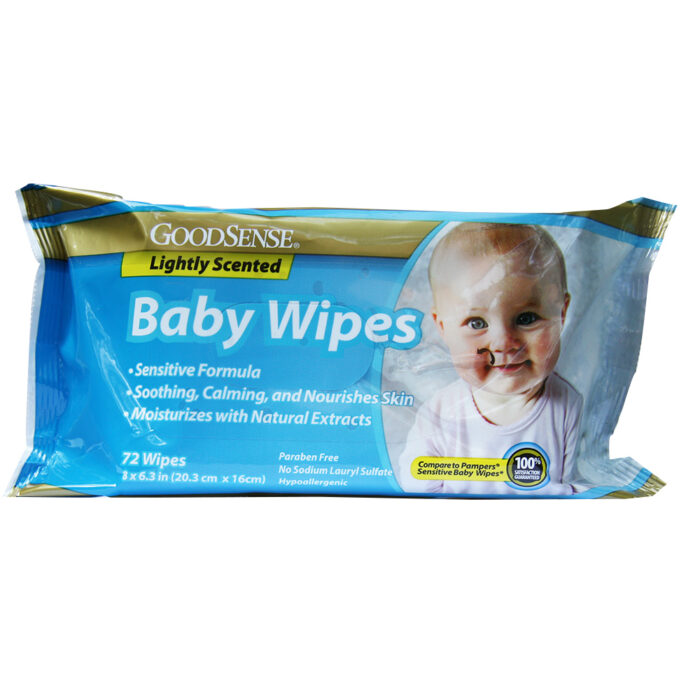 Goodsense Baby Wipes Lightly Scented 72 Ct - Image 1