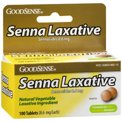 Goodsense Senna Laxative Sennosides 8.6 Mg Tablets 100 Ct