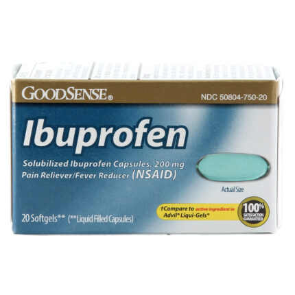 Goodsense Ibuprofen 200 Mg Liquid Softgels 20 Ct