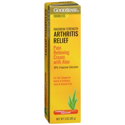 Goodsense Analgesic Creme Max Strength Odorless 3 Oz