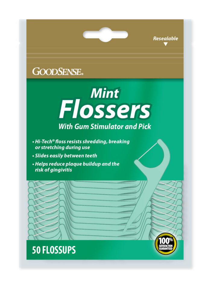 Goodsense FlosseRS W/ Pick Mint 50 Ct - Image 1