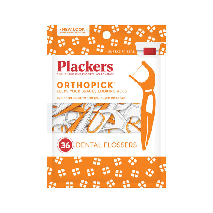 PlackeRS FlosseRS Orthopick For Braces 36 Ct - Image 1