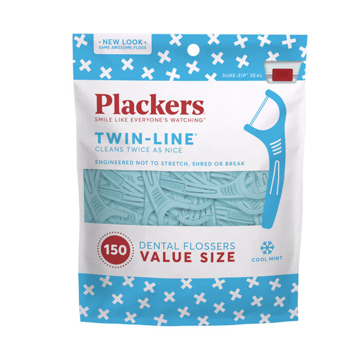 PlackeRS FlosseRS Twin Line Mint 150 Ct - Image 1