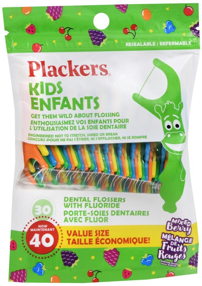PlackeRS FlosseRS Kids Jungle FlosseRS 40 Ct - Image 1