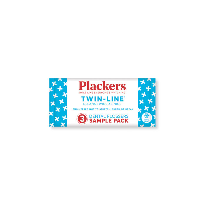 PlackeRS FlosseRS Twin Line Mint 3 Ct - Image 1