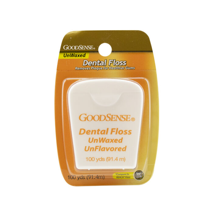 Goodsense Dental Floss Unwaxed Unflavored 100 Yds - Image 1