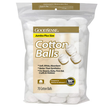 Goodsense Jumbo Plus Cotton Balls 70 Ct