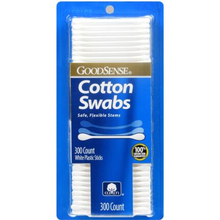 Goodsense Cotton Swabs (Plastic) 300 Ct