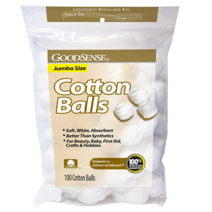 Goodsense Cotton Balls Jumbo Size 100 Ct