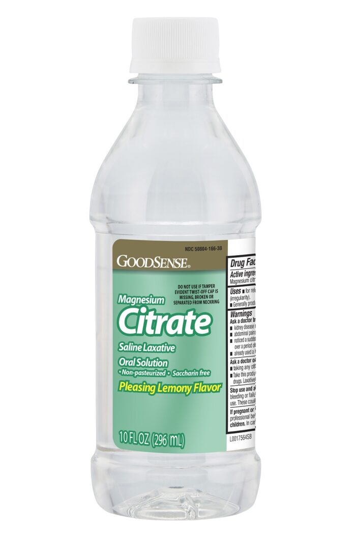 Goodsense Magnesium Citrate Oral Solution Saline Laxative Lemony Flavor 10 Oz - New ETA July 2023 - Image 1