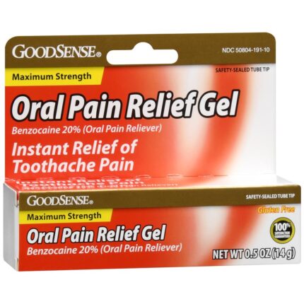 Goodsense Oral Pain Relief Gel 0.5 Oz