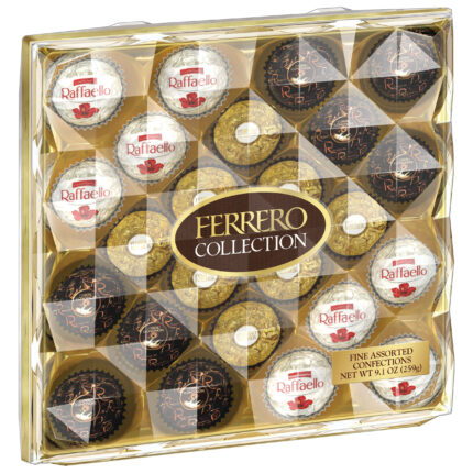Ferrero Rocher, Collection Of Fine Assorted Confections Chocolates, Case Of 6, 9.1 Oz
