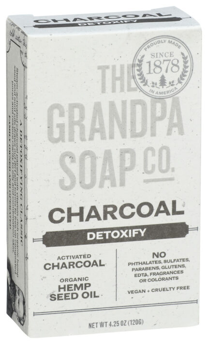 Granpa Soap,Charcoal 4.25 Oz