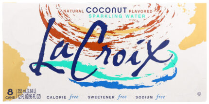 Lacrx Sprklng Wtr,Can,Coconut 8/12 Fz