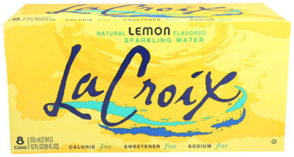 Lacrx Sprklng Wtr,Can,Lemon 8/12 Fz