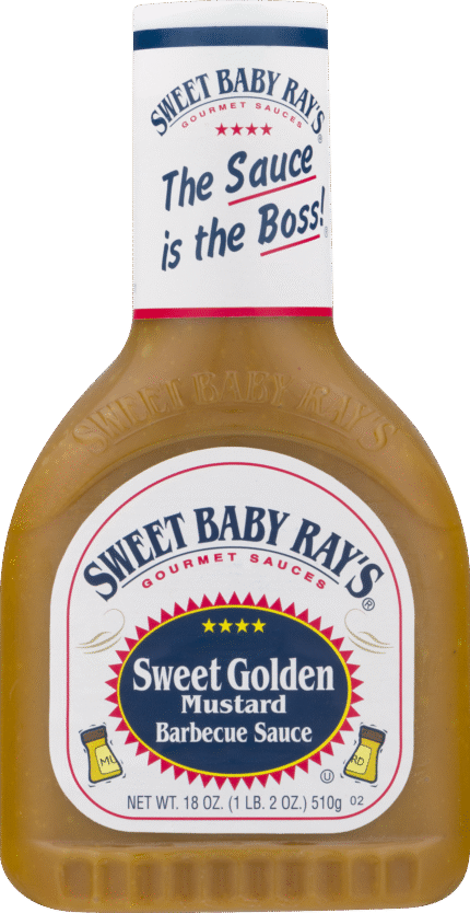 Sweet Baby Ray'S, Sweet Golden Mustard Barbecue Sauce, Case Of 12, 18 Oz