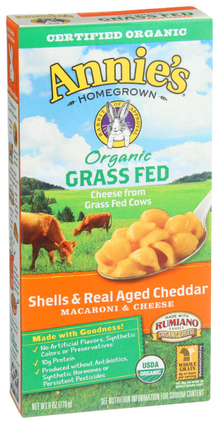 Annie Shell&Aged Ched,Og2,Grfed 6 Oz