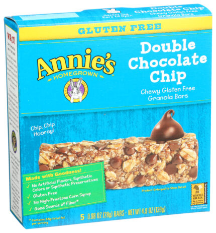 Annie Granola Bar,Dbl Chc Ch,Gf 4.9 Oz