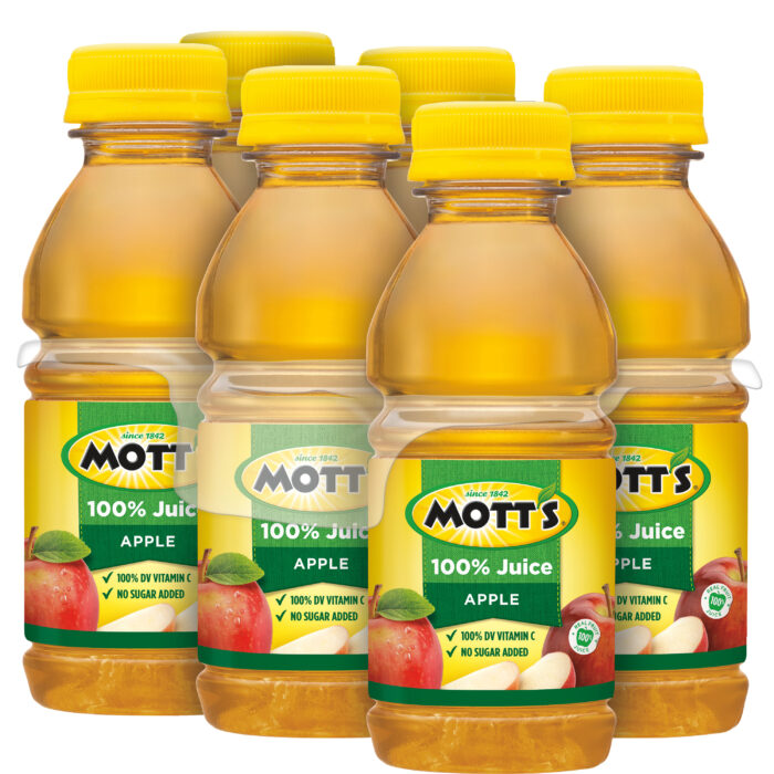 Mott'S, 100% Original Apple Juice 6 Ct/8 Fl Oz, Case Of 4, 48 Fl Oz - Image 1