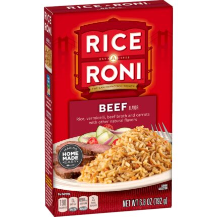 Rice A Roni, Vermicelli Beef Flavor, Case Of 12, 6.8 Oz