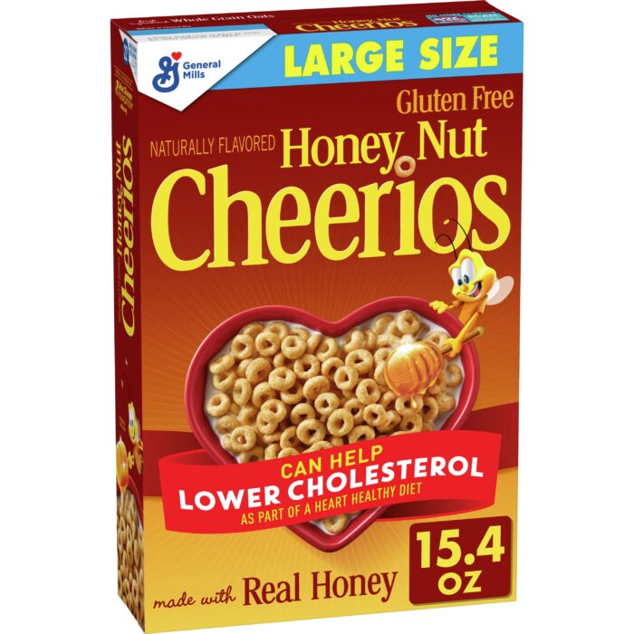 Cheerios, Cereal Cheerios Honey Nut, Case Of 10, 15.4 Oz - Image 1