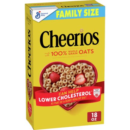General Mills, Cheerios Oat Cereal, Case Of 10, 18 Oz