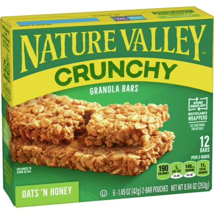 Ntrvly Gran Bar,Crnch,Oatsn'Hny 8.94 Oz