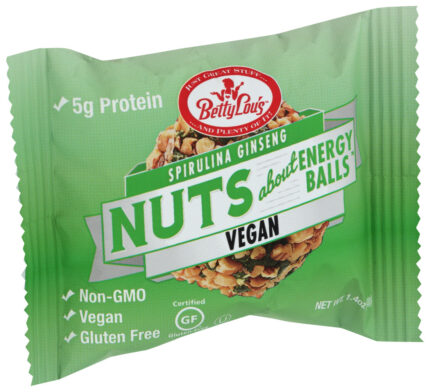 Betty Nut Ball,Spirulina Ginsng 1.4 Oz