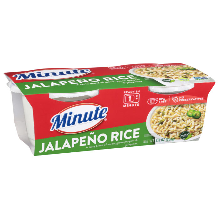 Minute, Ready To Serve Jalapeno Rice, Case Of 8, 8.8 Oz - Image 1