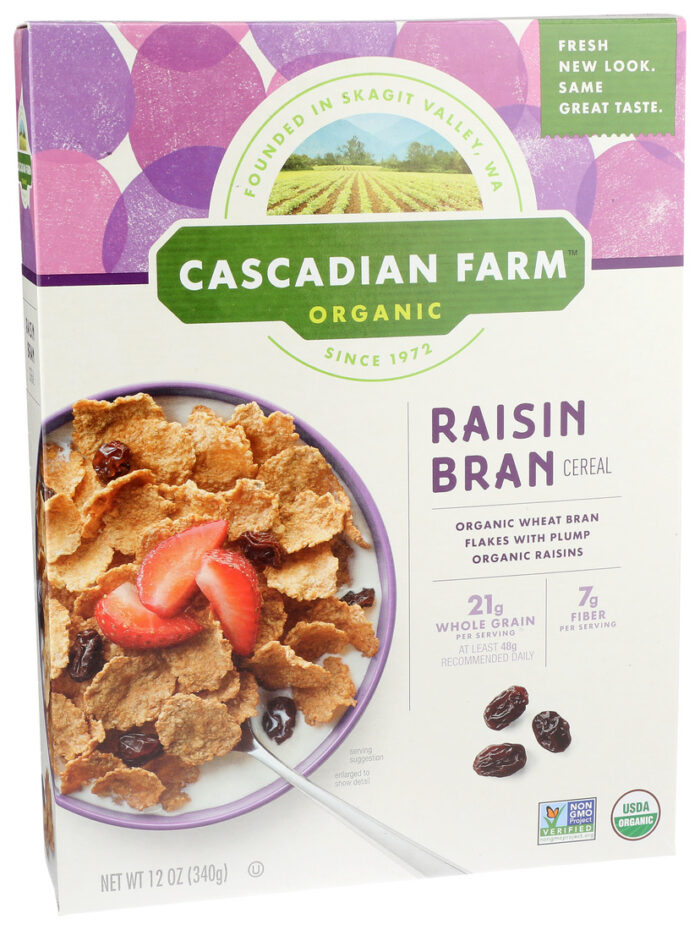 Cascadian Farm, Organic Cereal Raisin Bran, Case Of 10, 12 Oz - Image 1