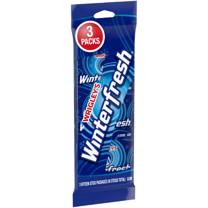 Wrigley'S, Winterfresh Chewing Gum, Case Of 20, 3 Pack, 45 Ct - Image 1