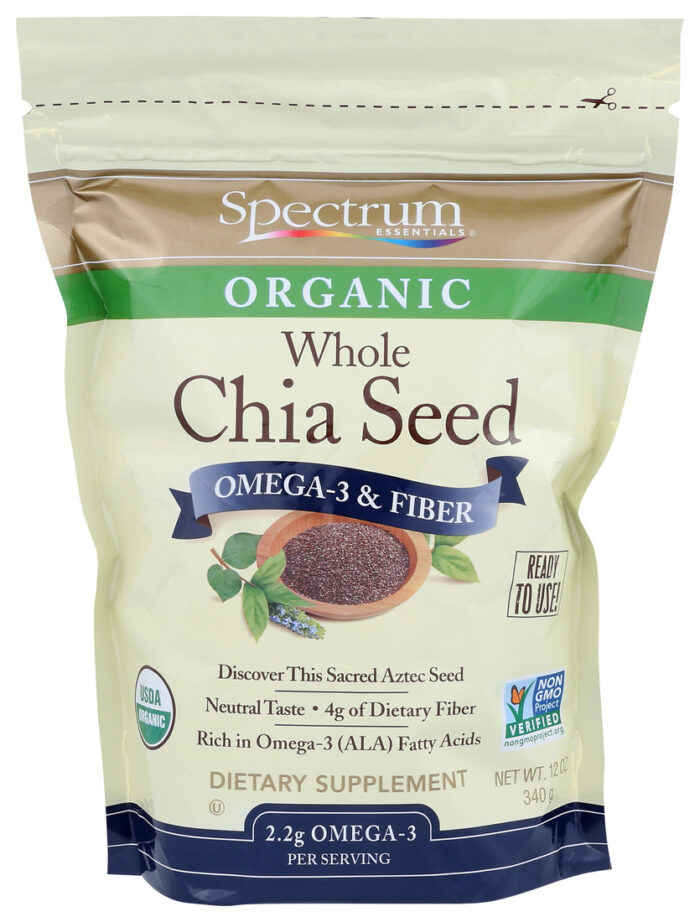Spcesn Chia Sd,Og2,Omega 3,Fiber 12 Oz - Image 1