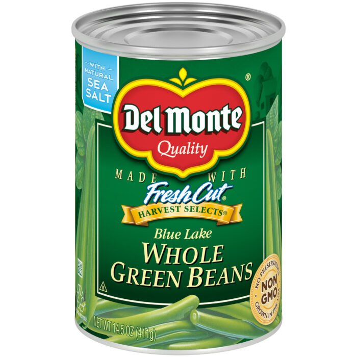 Del Monte, Whole Green Beans, Case Of 12, 14.5 Oz - Image 1