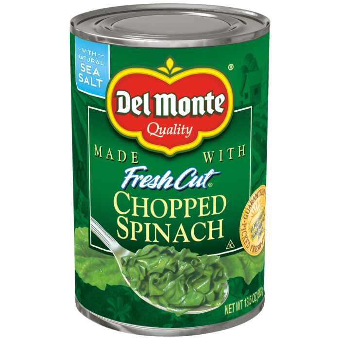 Del Monte, Spinach, Case Of 12, 13.5 Oz - Image 1