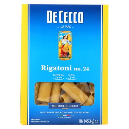 Dcecco Pasta,Rigatoni 16 Oz