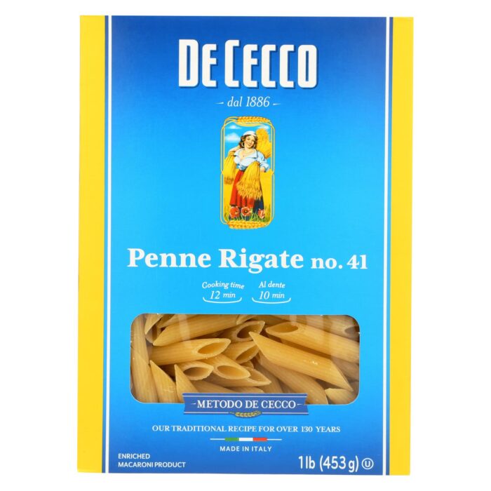 Dcecco Pasta,Penne Rigate 16 Oz - Image 1