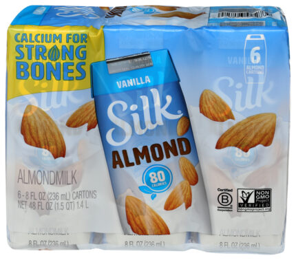Silk Almond Milk,Vanilla 6/8 Fz