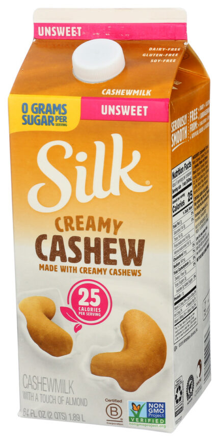 Silk Silk,Cashewmilk,Unswtnd 64 Fz