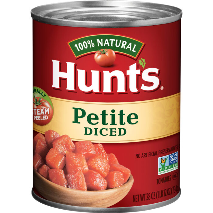Hunt'S, Petite Diced Tomatoes, Case Of 12, 28 Oz - Image 1