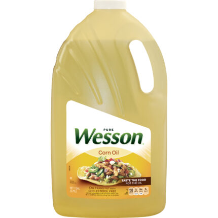 Wesson, Corn Oil, Case Of 4, 128 Oz