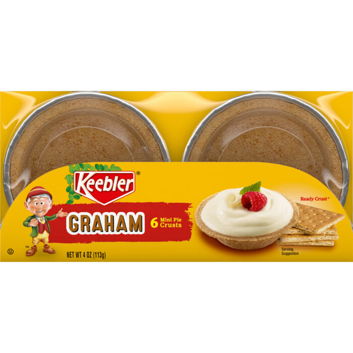 Keebler, Ready Mini Pie Crusts Graham Cracker, Case Of 12, 4 Oz - Image 1