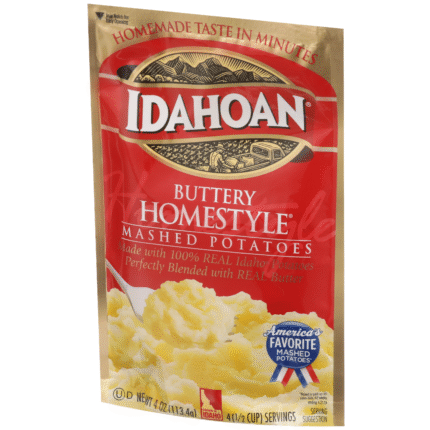 Idahoan, Buttery Homestyle Mashed Potatoes, Case Of 12, 4 Oz