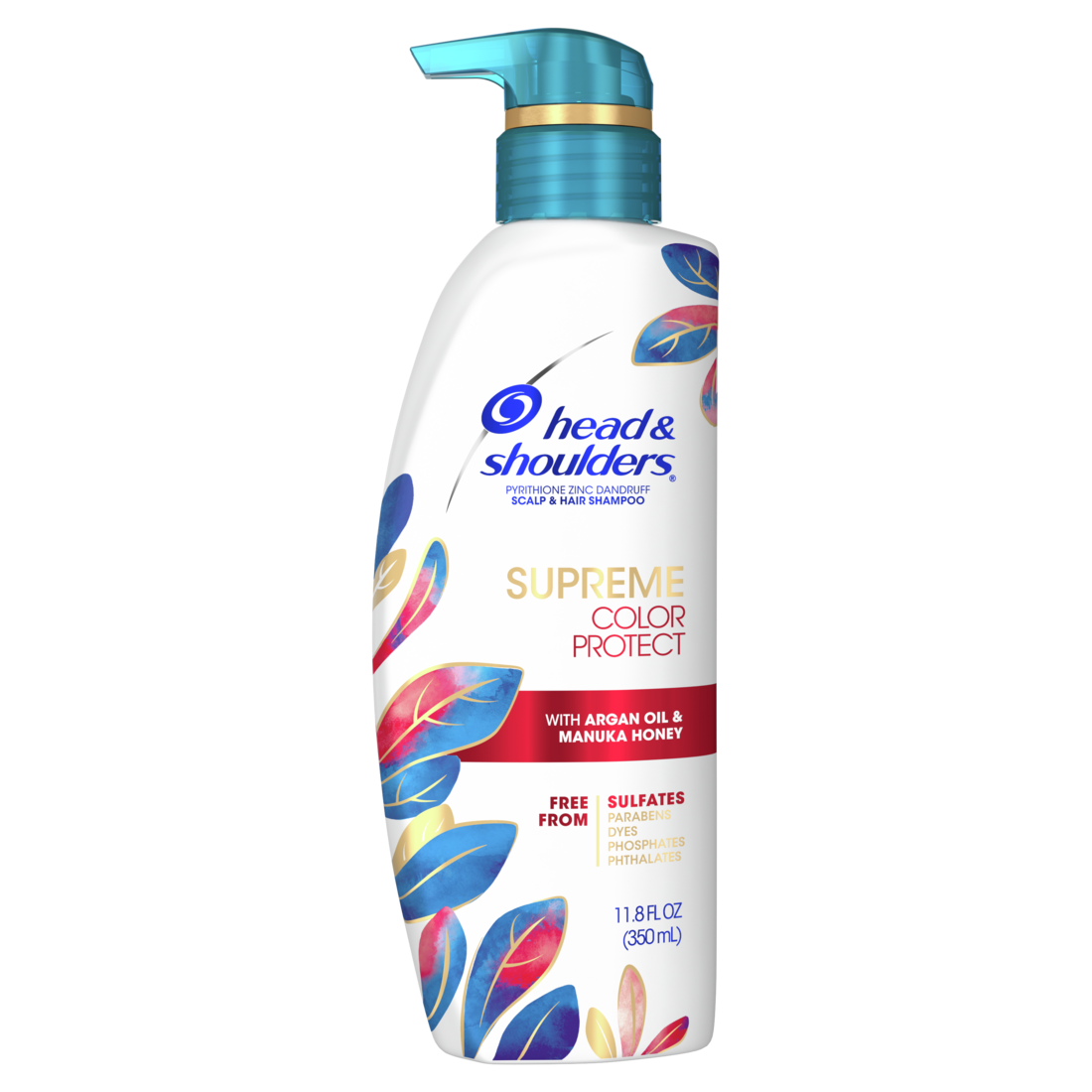 00030772016855_C1N1_1WorldSync_F.png Head & Shoulders, Dandruff Shampoo Supreme Color Protect, Case Of 6, 11.8 Fl Oz - Image 1