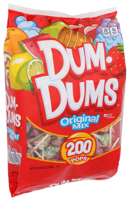 Dum Dums, Original Assorted Flavor, Case Of 6, 33.9 Oz
