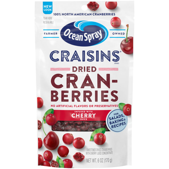 Ocean Spray, Dried Cranberries Infused With Cherry Juice, Case Of 12, 6 Oz - Image 1