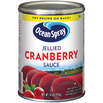 Ocean Spray, Jellied Cranberry Sauce, Case Of 24, 14 Oz