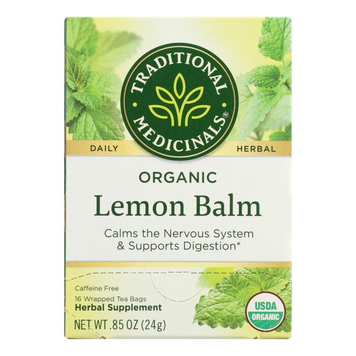 Tradnl Herb Tea,Og2,Lemon Balm 16 Bag - Image 1